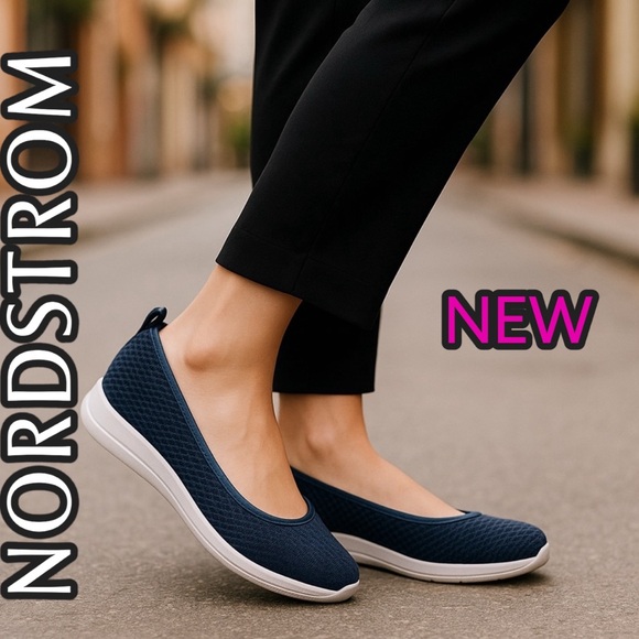 Preppy 🌸 Susina Wedge Slip-on Shoes Blue - Size 8B -Comfort Classic Summer Shoes - Picture 12 of 16